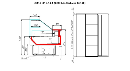 Сечение GC110 SM 0,94-1 (ВХС-0,94 Carboma GC110)