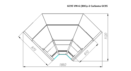 Сечение GC95 VM-6 (ВХСу-2 Carboma GC95 внутренний 90)