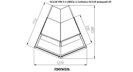 Сечение GC110 VM-3-1 (ВХСу-1 Carboma GC110 внешний 45 динамика, вынос)